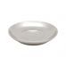 Conjunto 6 Xícaras de Porcelana para Café com Pires e Suporte Branco/Prata Versa 90ml Wolff