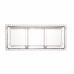 Petisqueira de Cristal com 3 Divisões Pearl 30X13X3CM Wolff